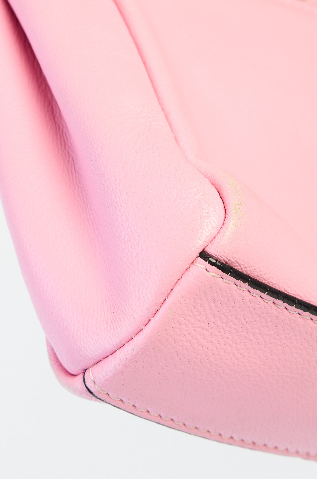 Fendi Pink Nappa Leather Micro Peekaboo Bag