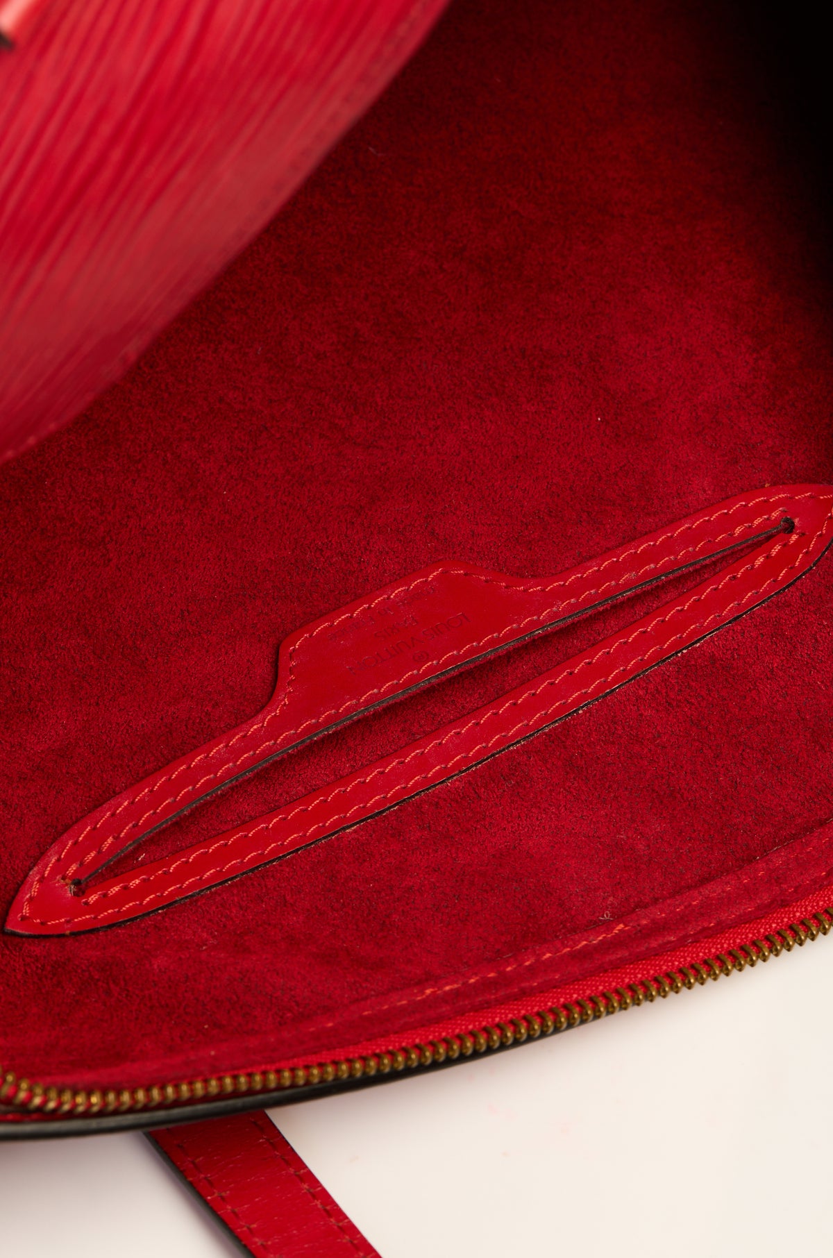 Louis Vuitton 1997 Soufflot Epi Leather Shoulder Bag