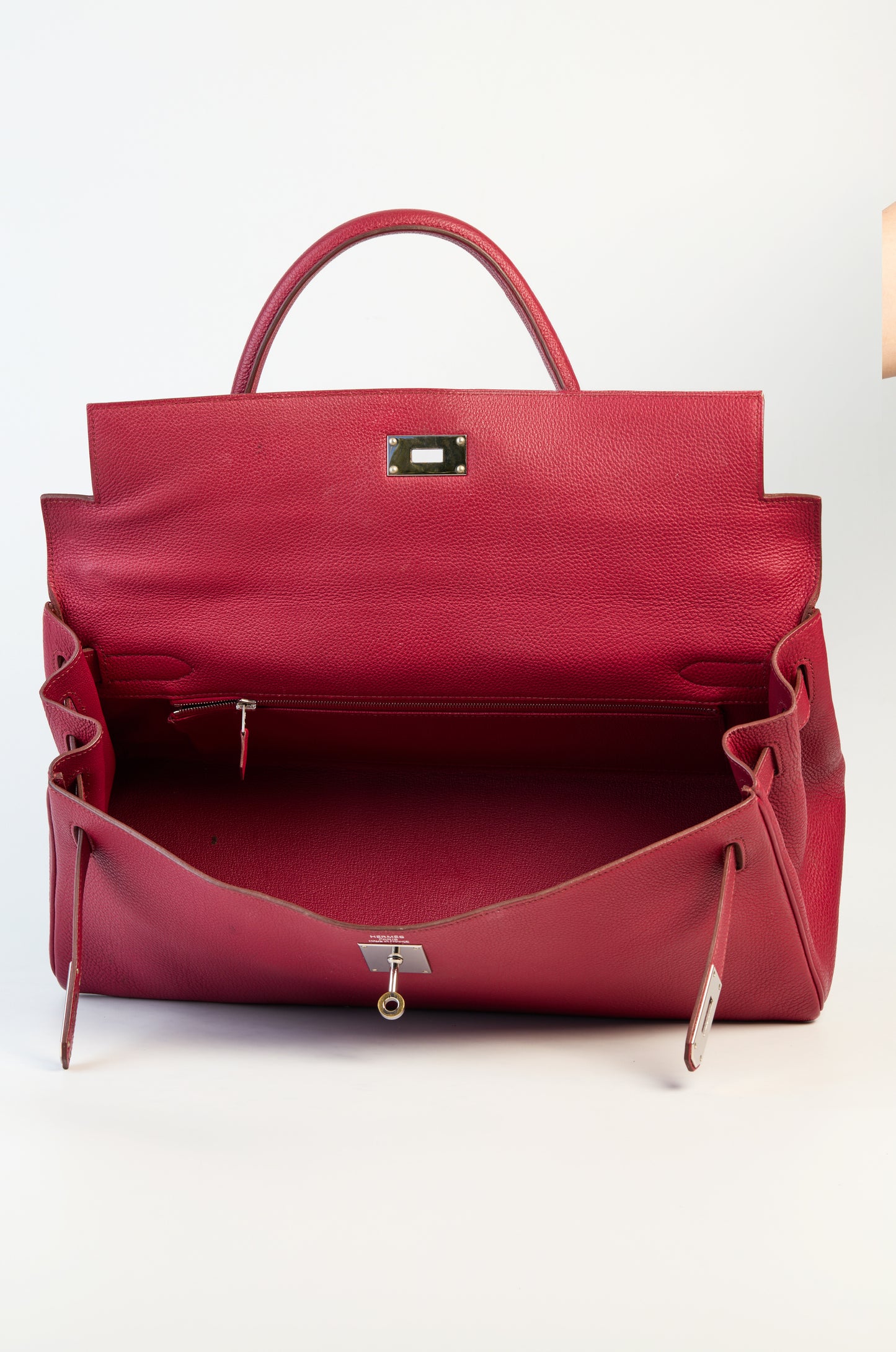 Hermès Kelly Shoulder 40 Clémence Leather