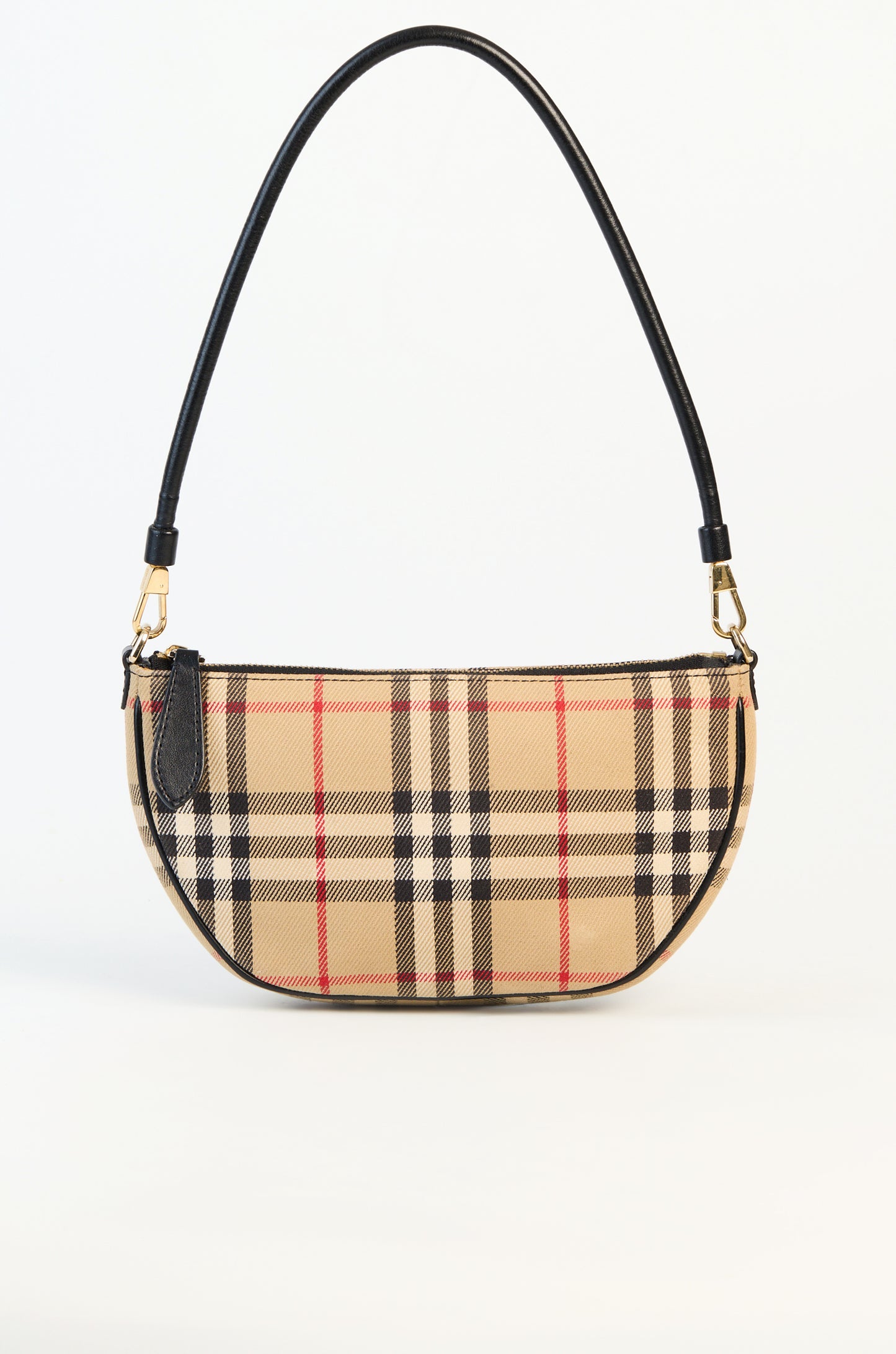Burberry Vintage Check Calfskin Olympia Slim Pouch