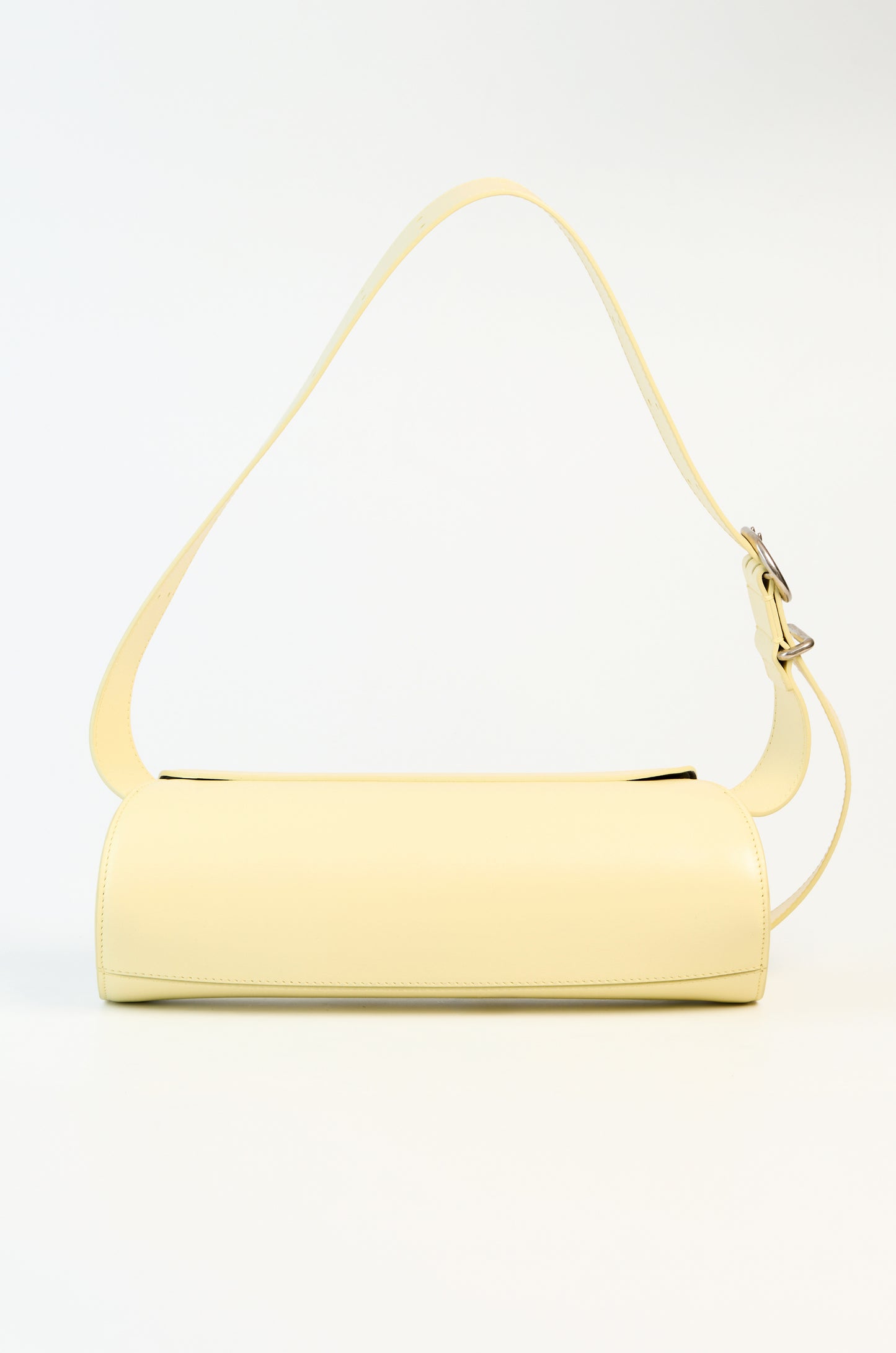Jil Sander Cannolo Leather Shoulder Bag