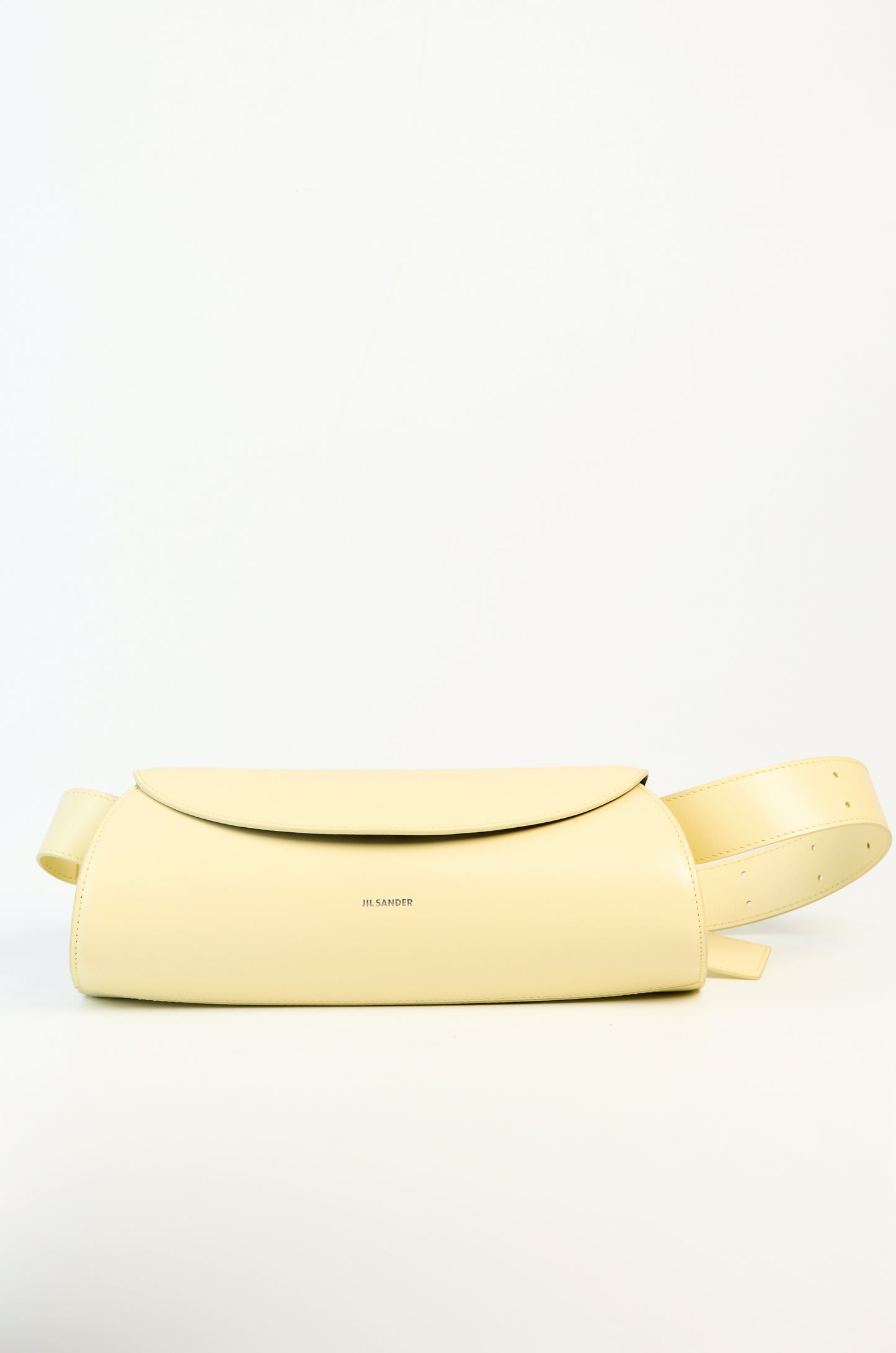 Jil Sander Cannolo Leather Shoulder Bag