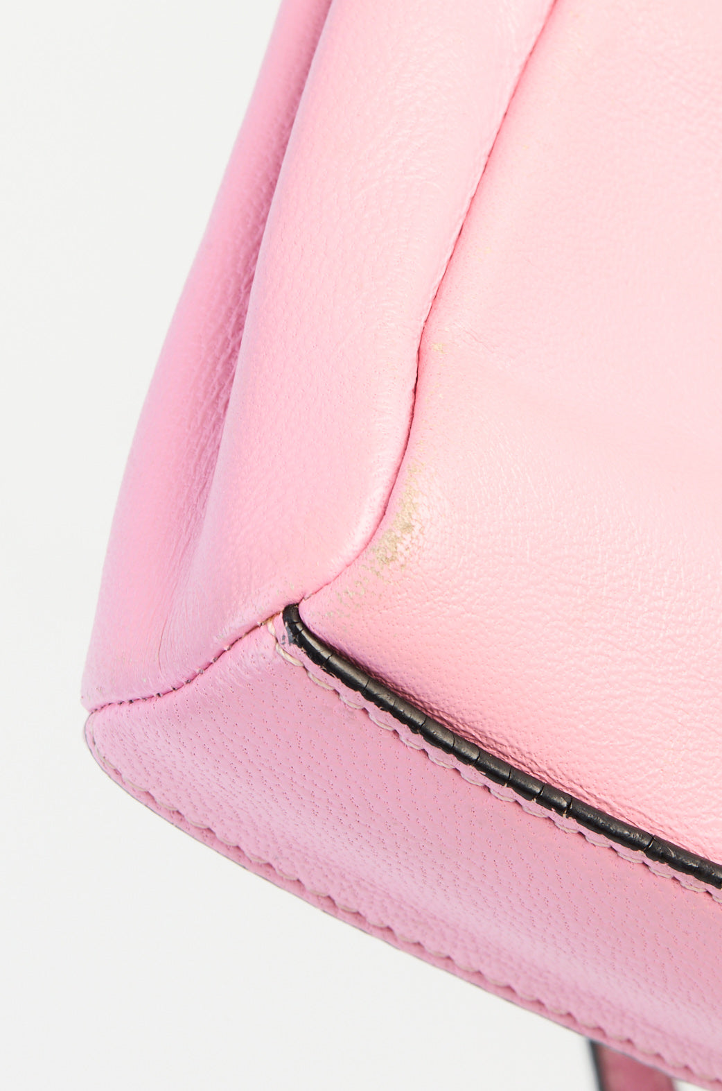 Fendi Pink Nappa Leather Micro Peekaboo Bag