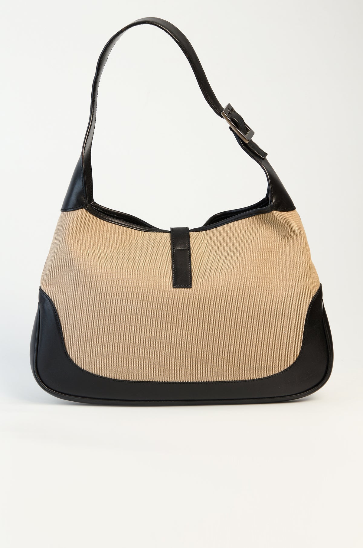 Gucci Beige Jacquard Jackie Hobo