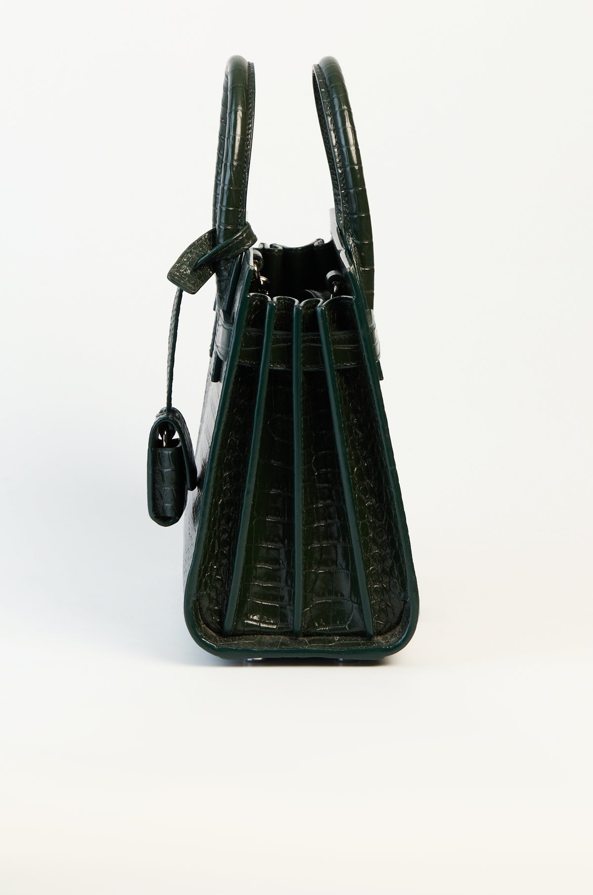 Saint Laurent / YSL Sac de Jour Croco Embossed Nano Bag