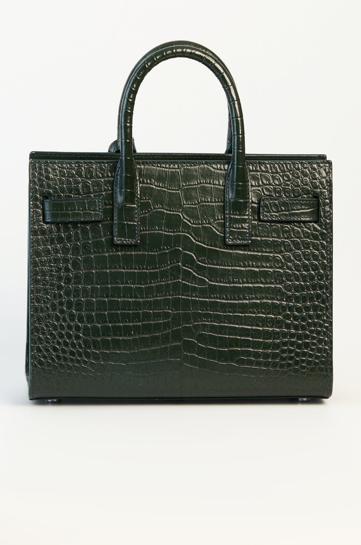Saint Laurent / YSL Sac de Jour Croco Embossed Nano Bag