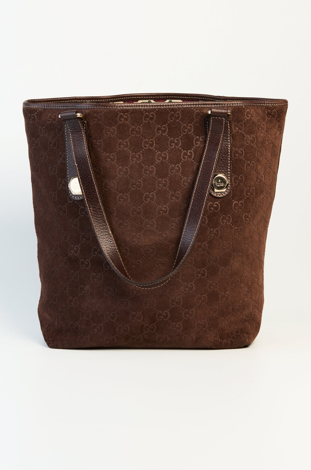 Gucci GG Suede Charmy Tote