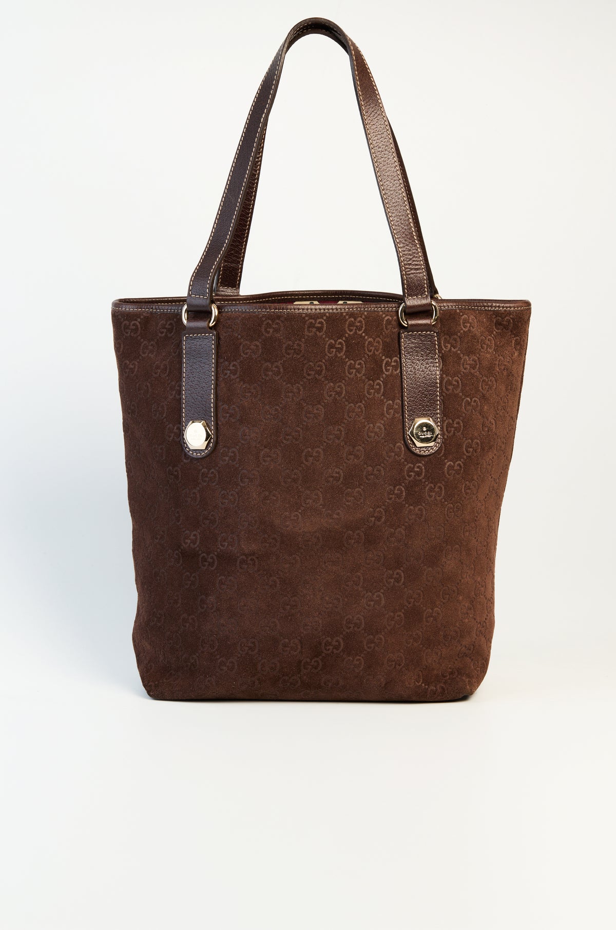 Gucci GG Suede Charmy Tote