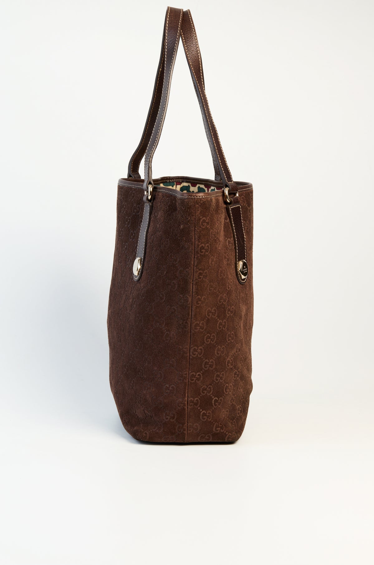 Gucci GG Suede Charmy Tote