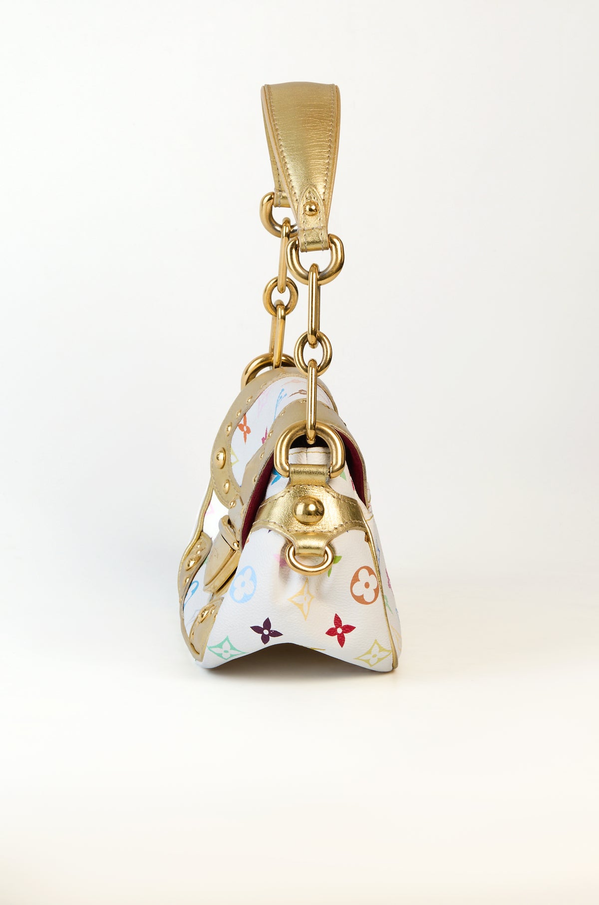 Louis Vuitton Limited Edition White Monogram Multicolore Marilyn