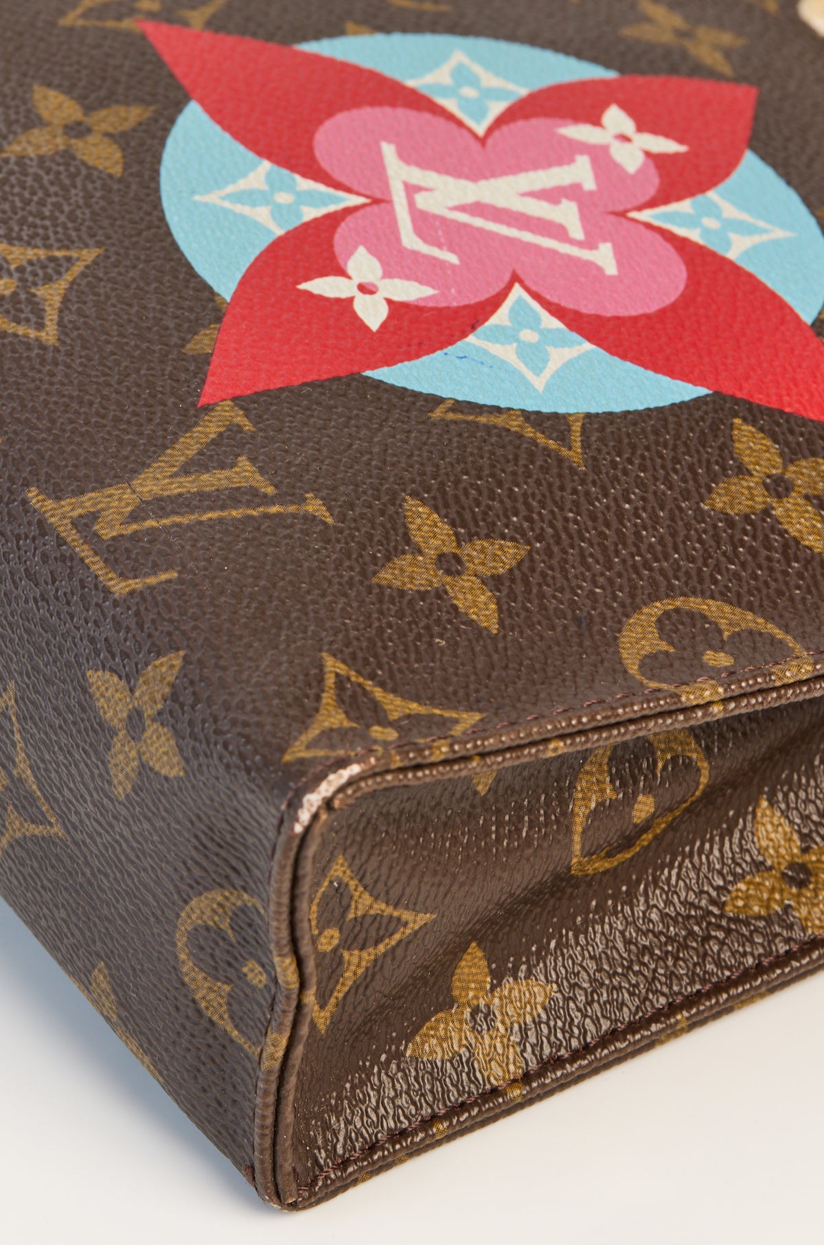 Louis Vuitton Monogram Travel Stickers Toilet Pouch 26