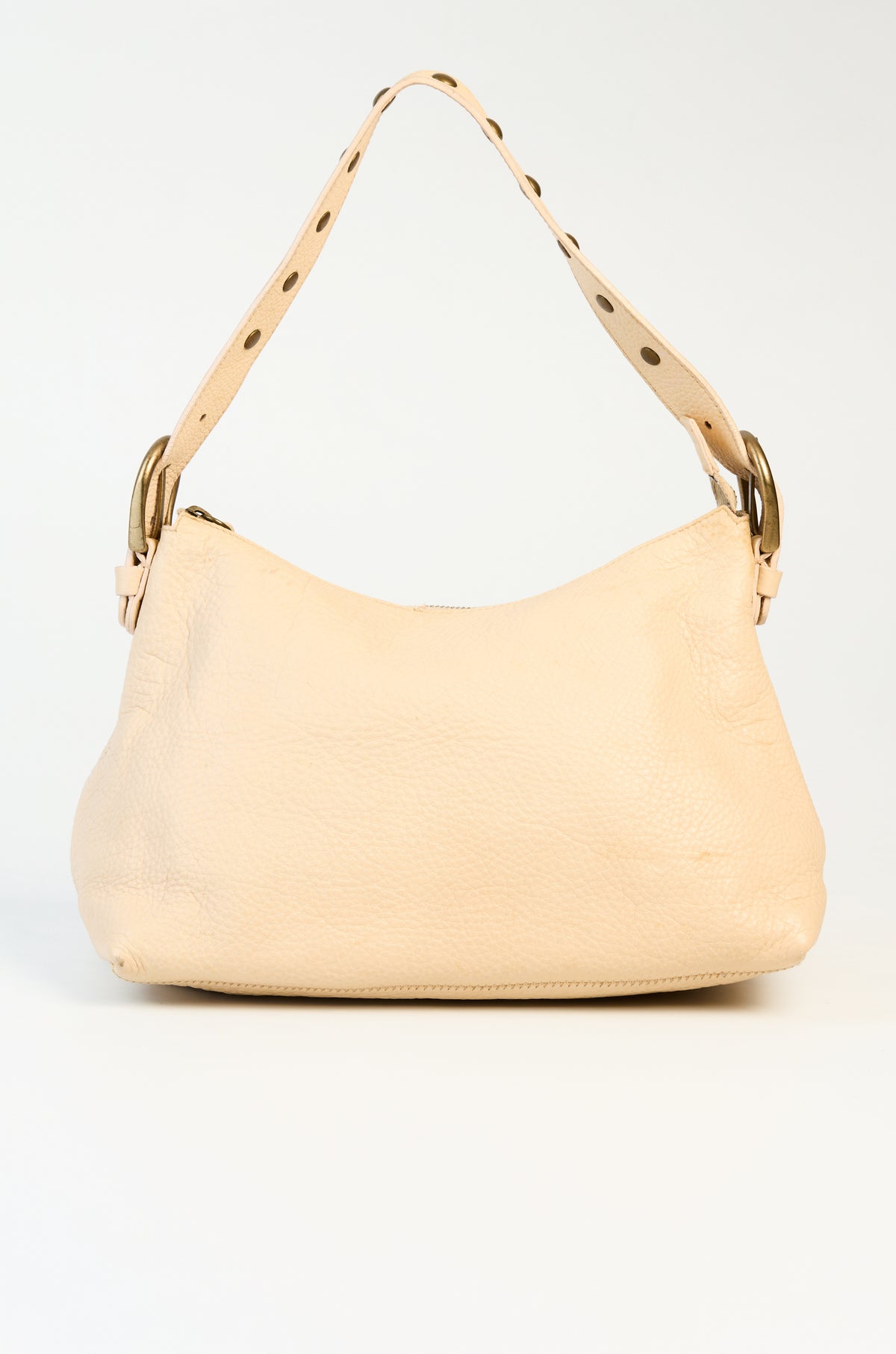 Miu Miu Nude Leather Shoulder Bag