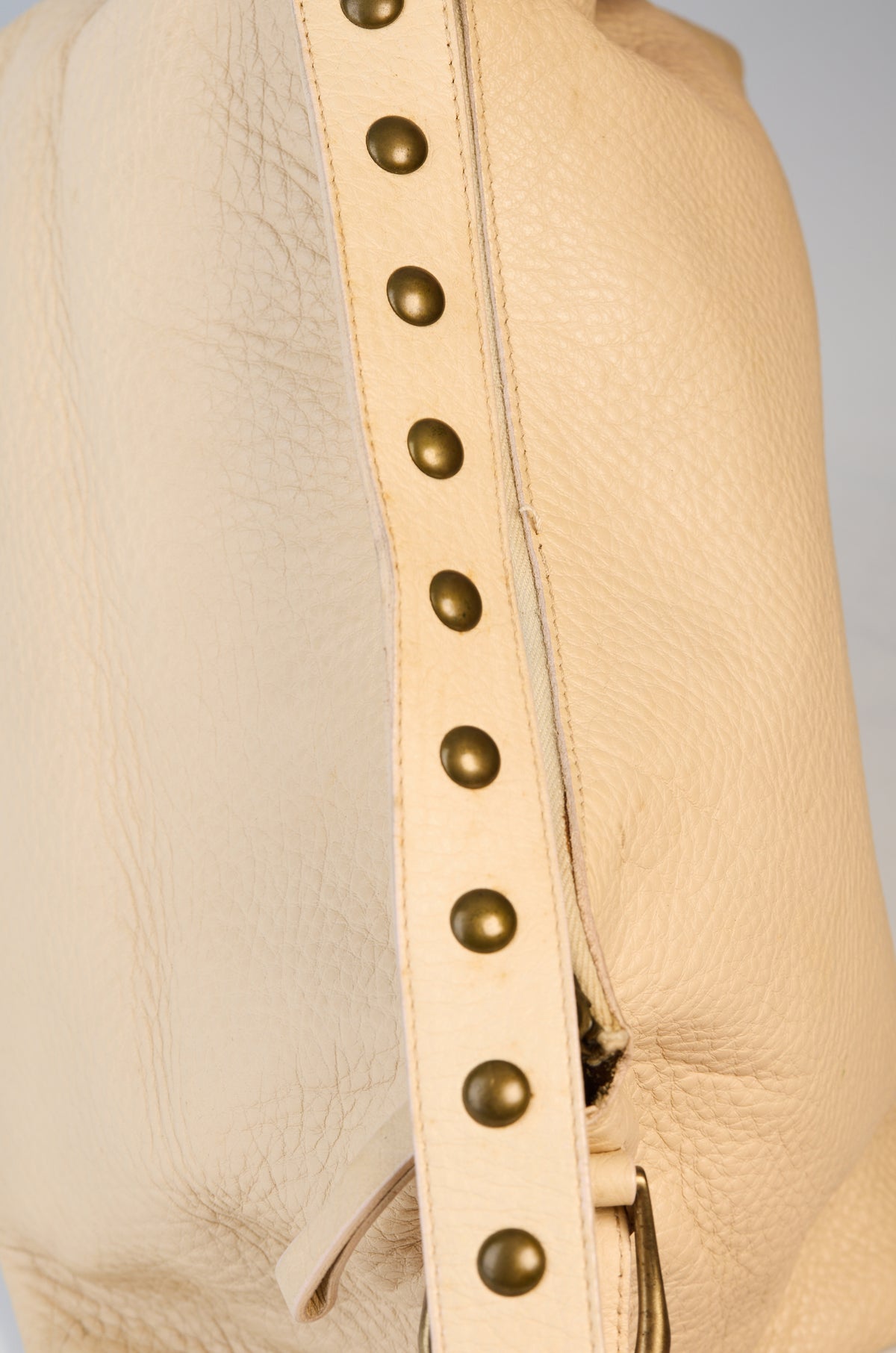 Miu Miu Nude Leather Shoulder Bag