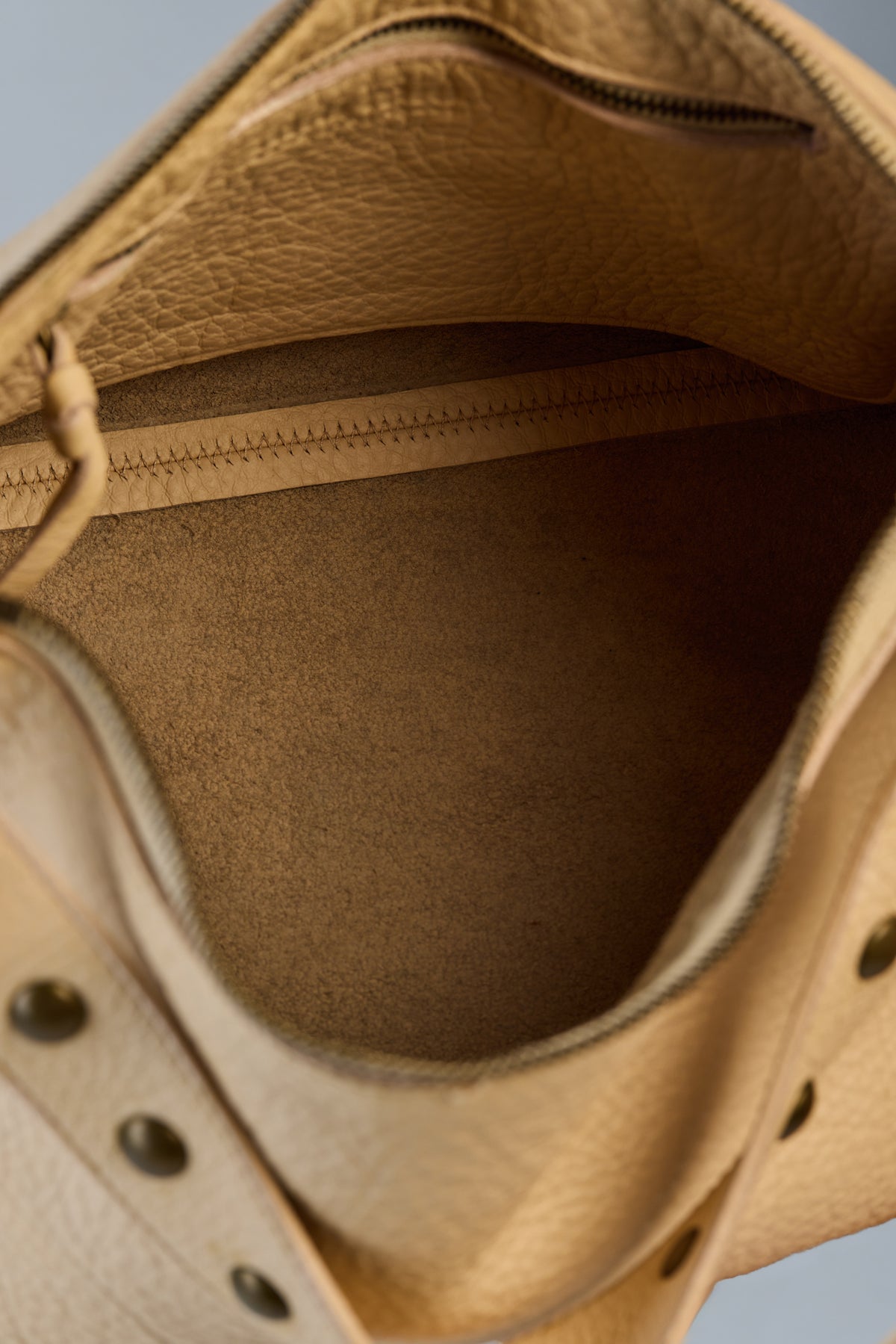 Miu Miu Nude Leather Shoulder Bag