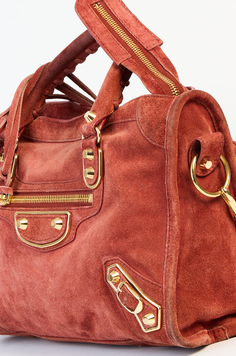 Balenciaga Suede City Small