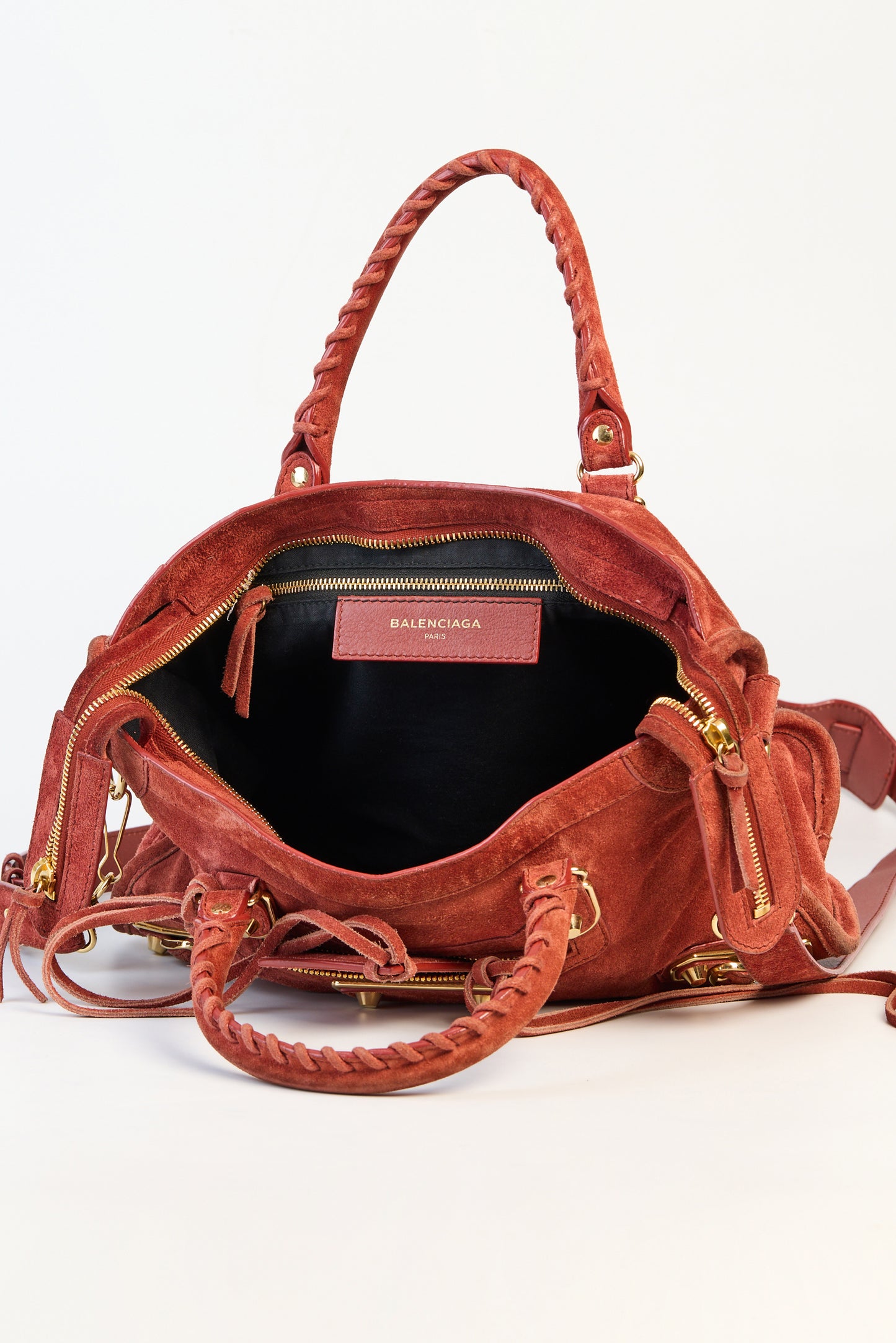 Balenciaga Suede City Small