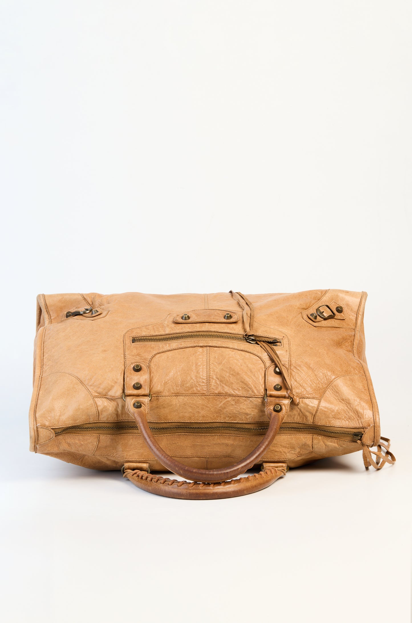 Balenciaga Caramel Chevre Leather Work Bag