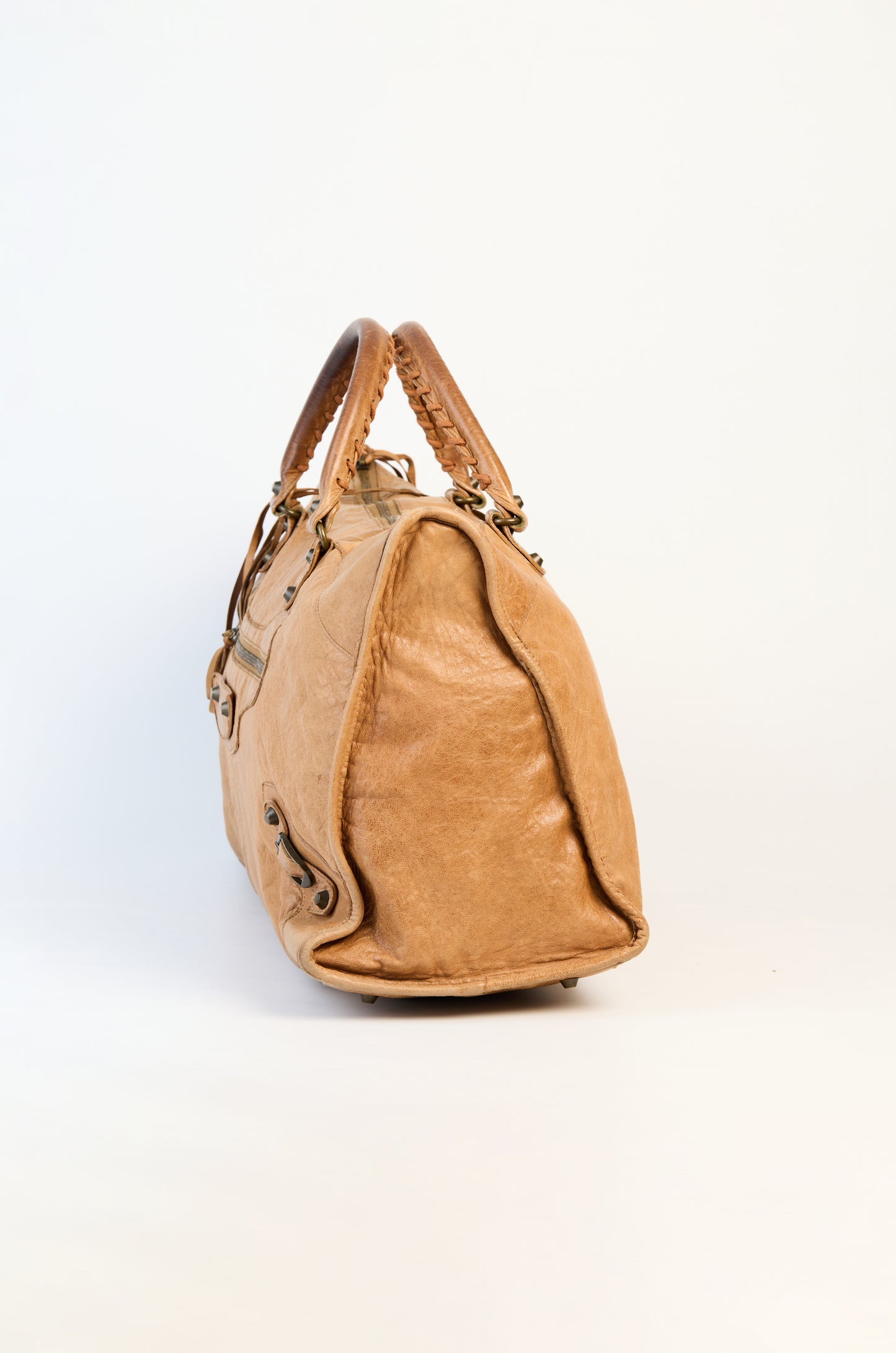 Balenciaga Caramel Chevre Leather Work Bag